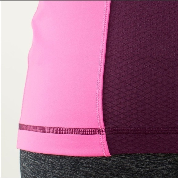 ❤️ Lululemon Energy Tank in Hyper Stripe Raspberry A3 - Picture 9 of 9